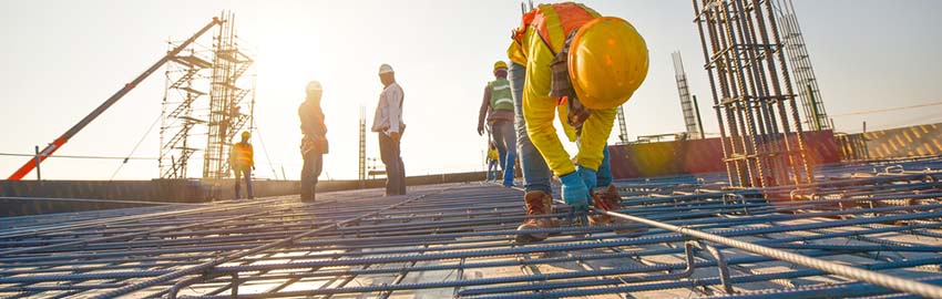Installation of metal structures 